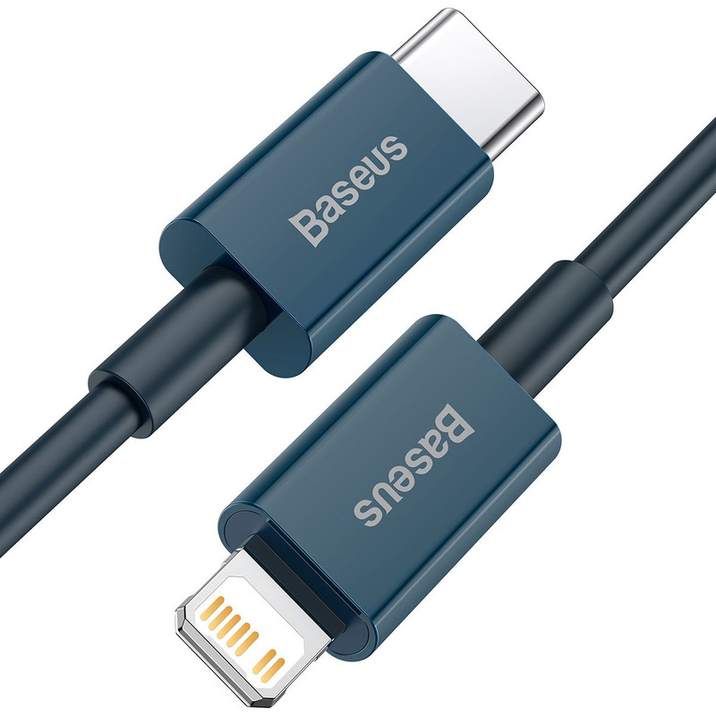 کابل تبدیل USB-C به لایتنینگ باسئوس مدل 20W طول 2 متر