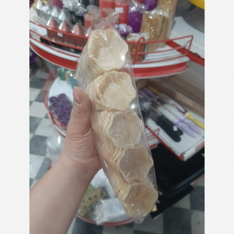 نون حلوا و خرما طرح گل بسته 60 عددی