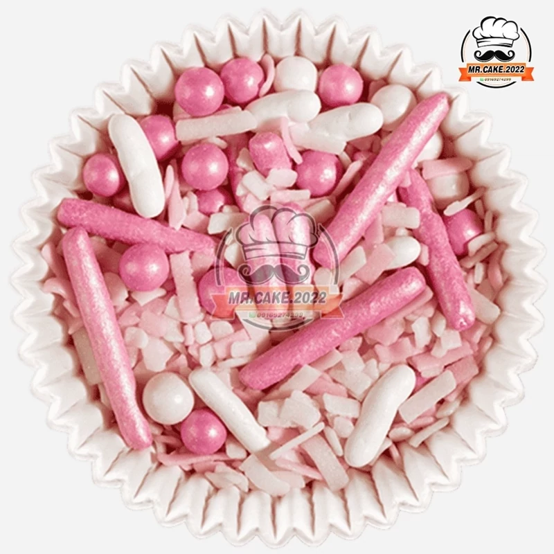 ترافل خوراکی میکس صورتی 80 گرمی