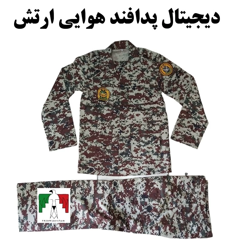 لباس دیجیتال پدافند هوایی ارتش ضخیم درجه یک لباس نظامی لباس کامپیوتری دیجیتالی لباس استتار کوهنوردی لباس کار لباس پدافند