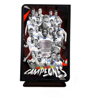 تابلو شاسی رومیزی طرح رئال مادرید کد 1401c