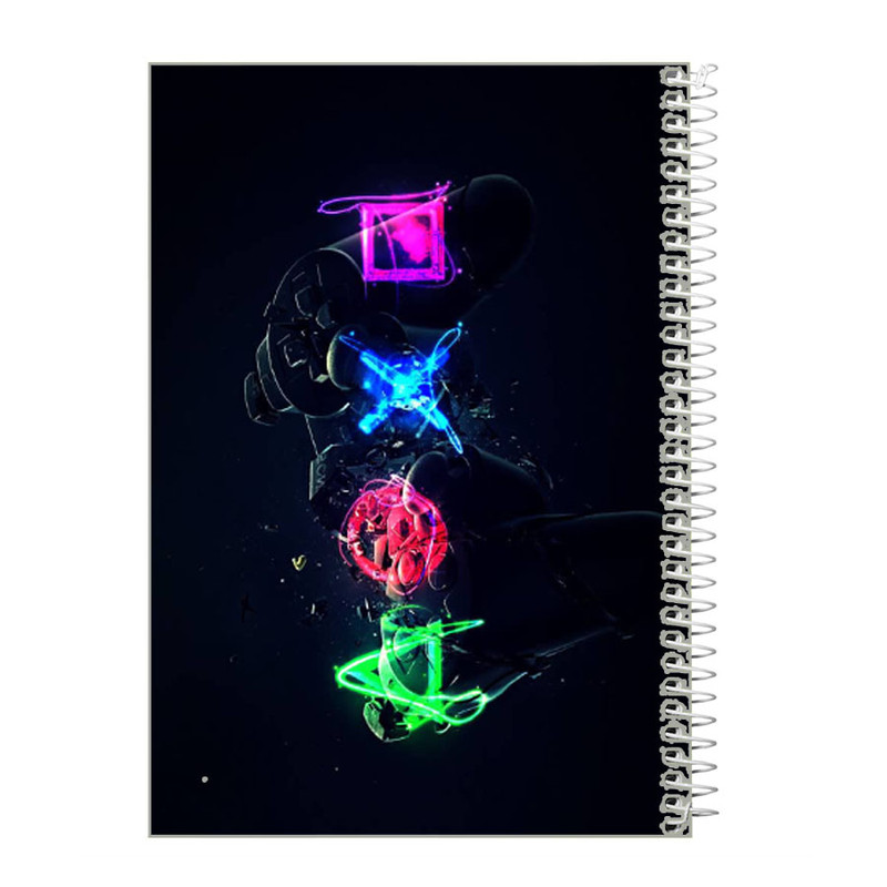 دفتر مشق 40 برگ طرح Ps5 کد f426