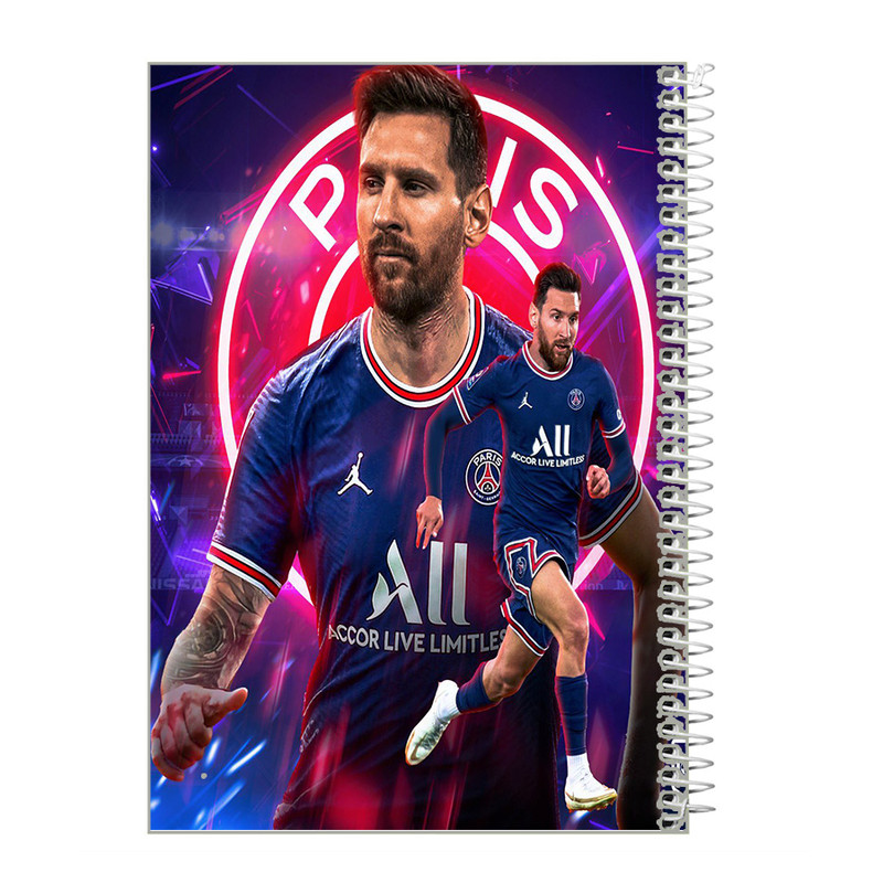 دفتر مشق 40 برگ طرح لیونل مسی کد mm10