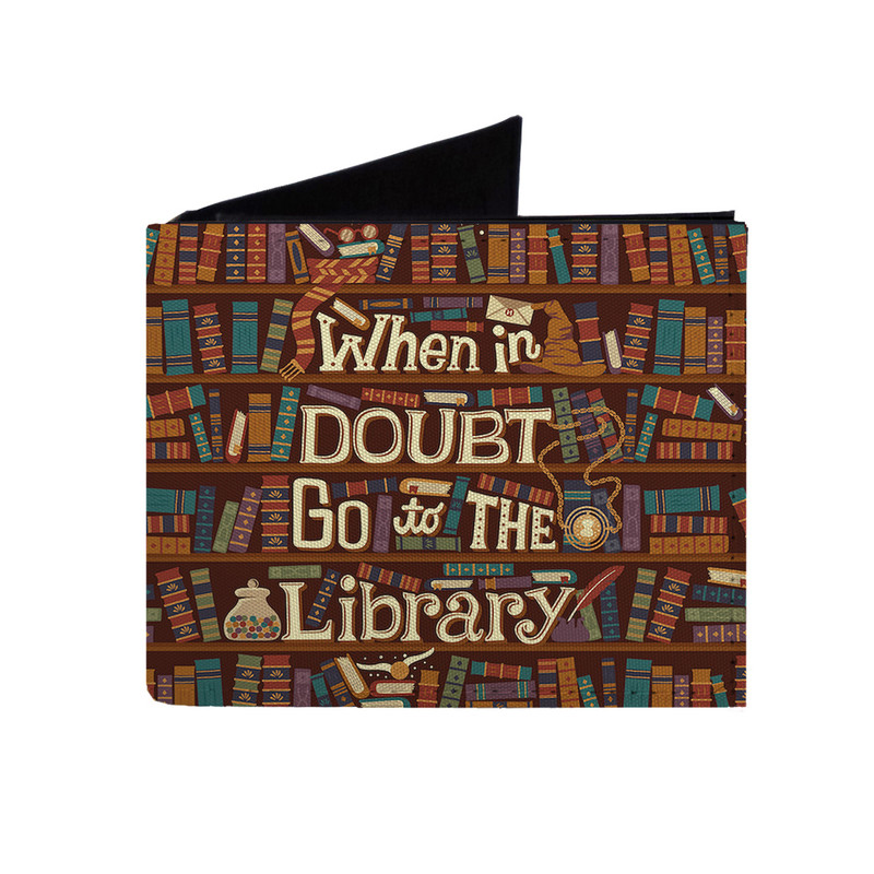 کیف پول طرح library مدل kp633