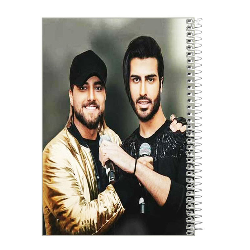 دفتر مشق  40 برگ طرح ماکان بند کد 1