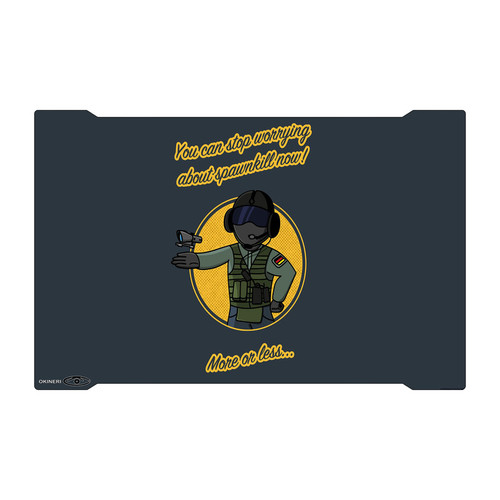 ماوس پد مخصوص بازی اوکینری مدل MPB00812 طرح بازی رینبو سیکس