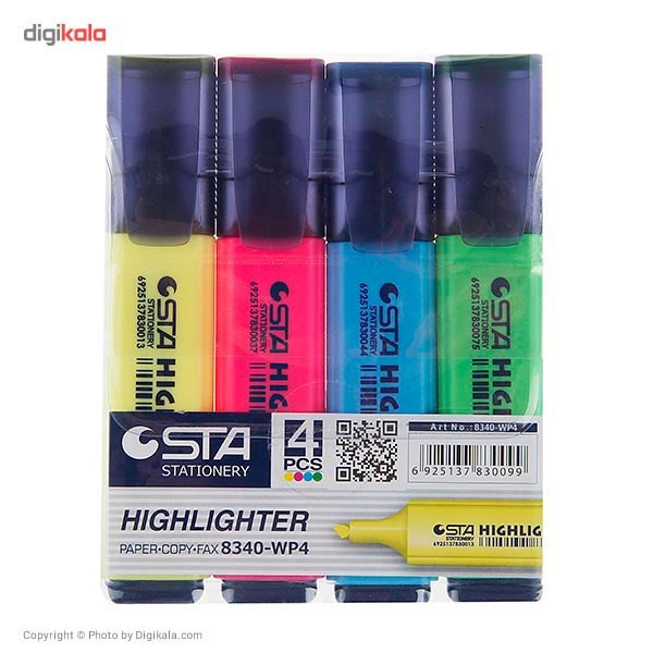 ماژیک علامت گذار پنتر مدل STA 8340 - بسته 4 عددی