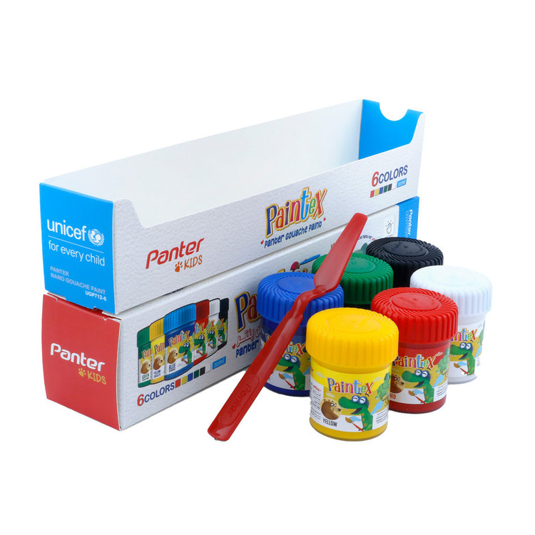 گواش پنتر یونیسف مدل Paintex بسته 6 عددی