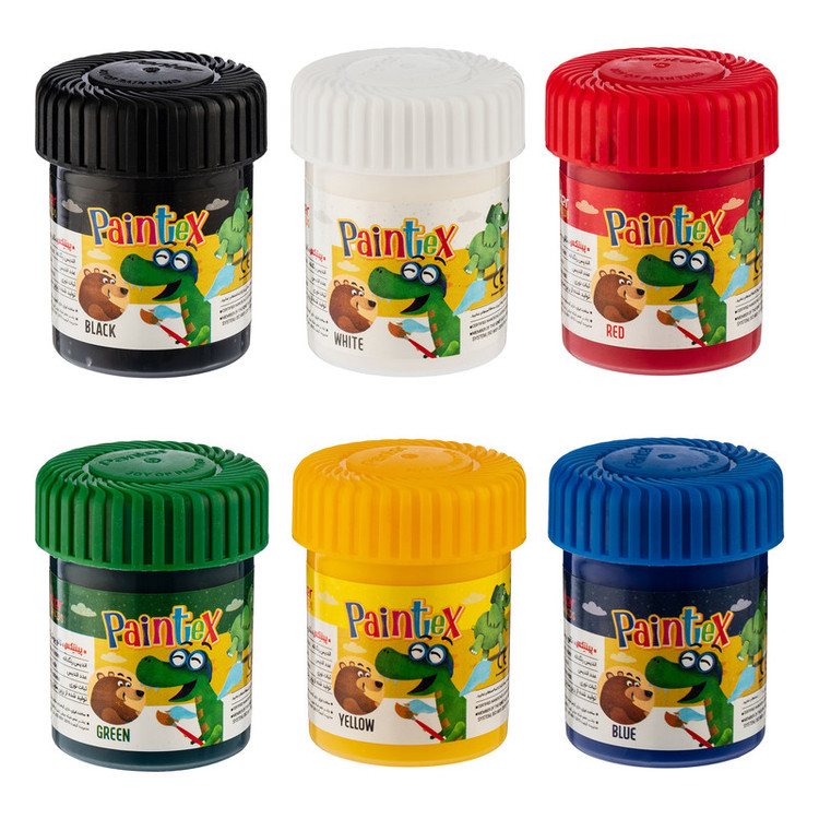 گواش پنتر یونیسف مدل Paintex بسته 6 عددی