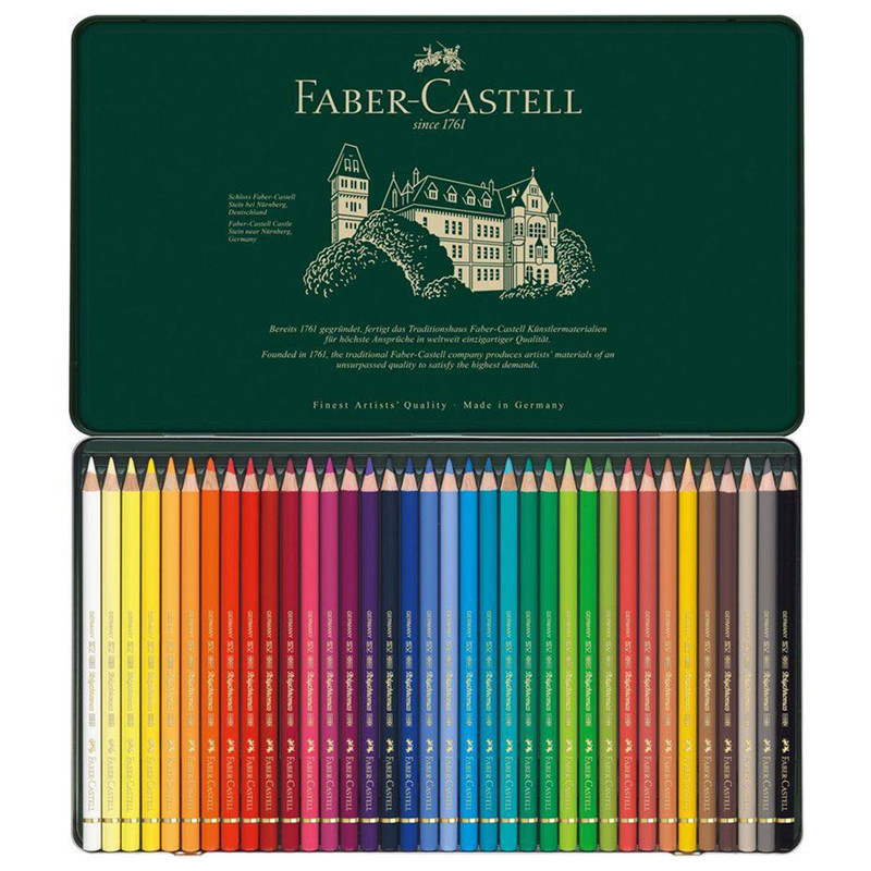 مداد رنگی 36 رنگ فابر کاستل مدل Polychromos کد 62884
