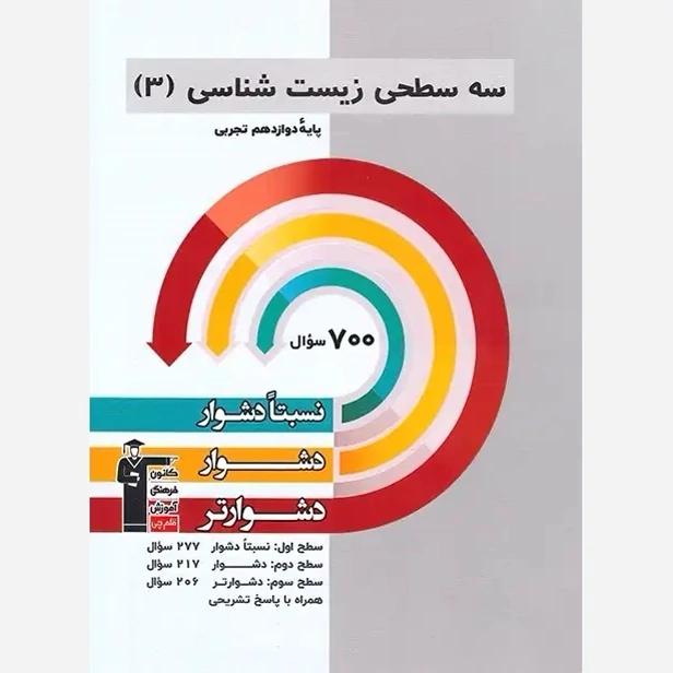 سه سطحی زیست شناسی دوازدهم  قلم چی