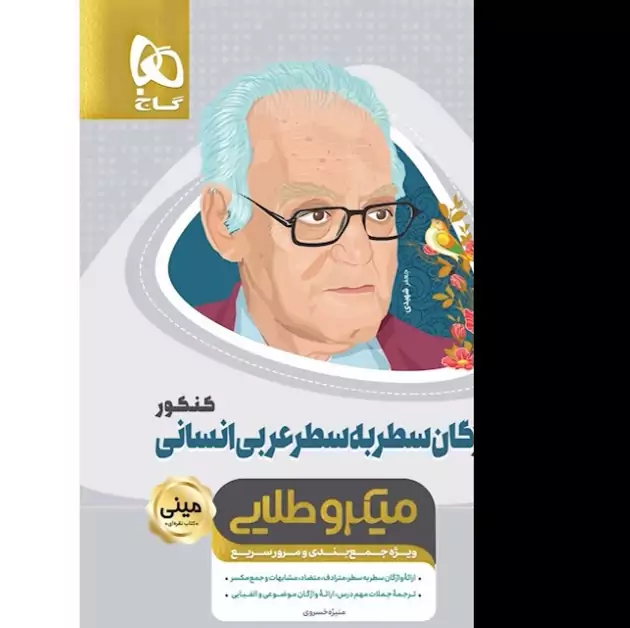 کتاب واژگان سطر به سطر عربی جامع کنکور انسانی سری مینی میکرو طلایی