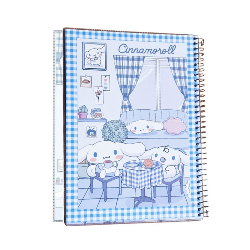دفتر مشق 40 برگ آلما مدل حاشیه دار کرومی طرح CINNAMOROLL کد 7422