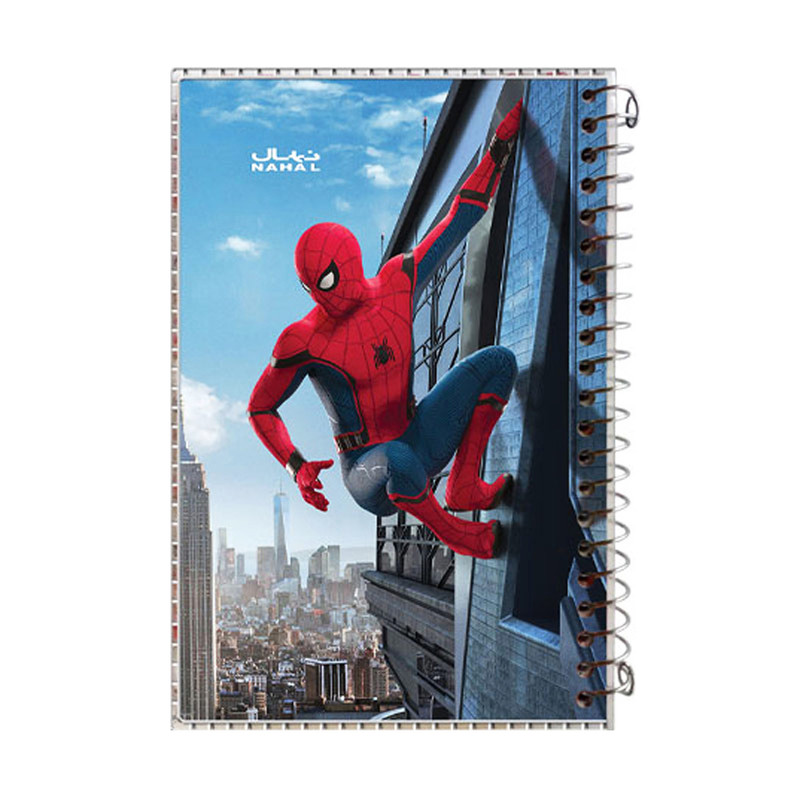 دفترچه یادداشت 100 برگ نهال طرح SPIDERMAN کد 1329