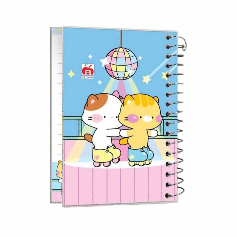 دفترچه یادداشت 100 برگ آلما مدل حاشیه دار طرح CATS کد 7349
