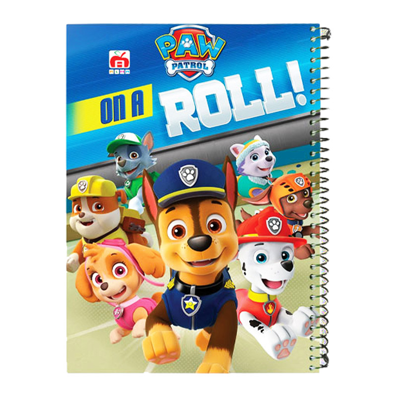 دفتر 60 برگ آلما طرح کارتونی مدل ROLL کد 7611