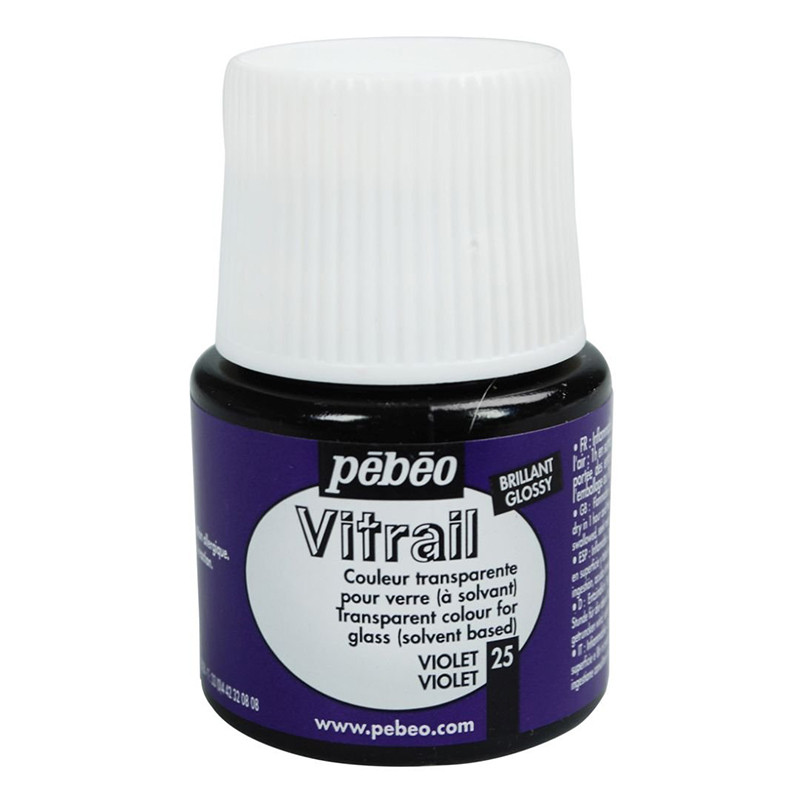 رنگ ویترای پ ب او شفاف مدل Violet 25 حجم 45 میلی لیتر