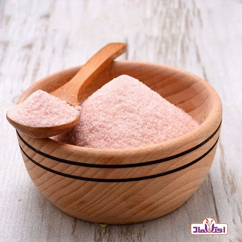 نمک صورتی سابیده یک کیلویی اعتماد درجه یک و سالم