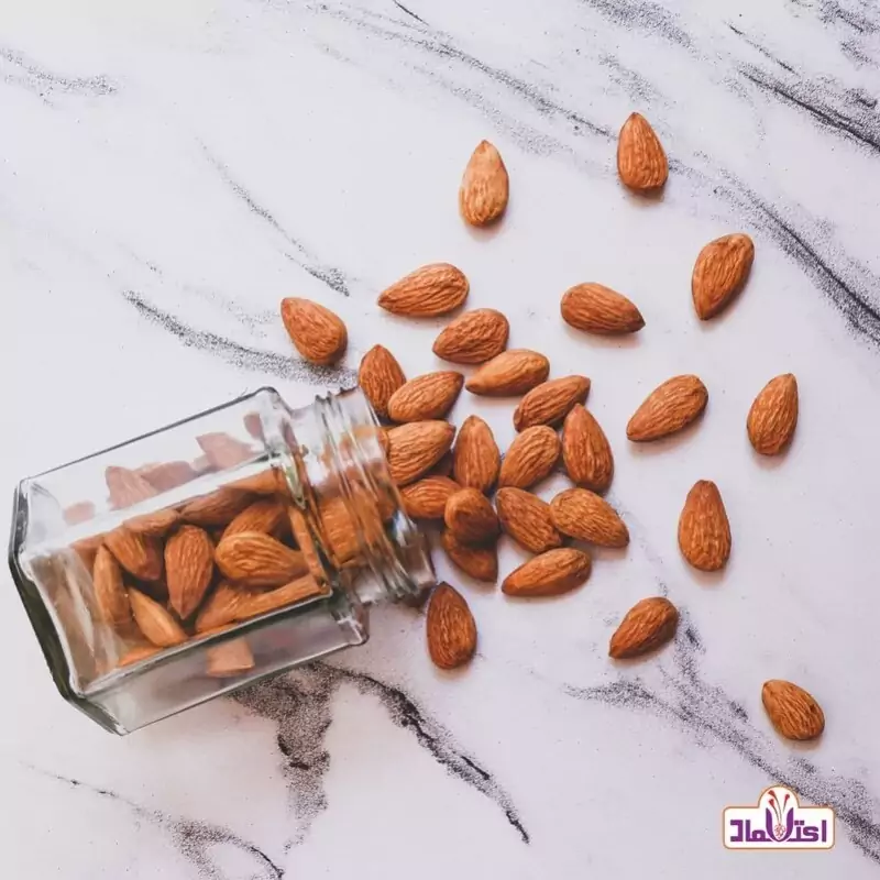 مغز بادام درختی برشته 250 گرمی اعتماد  تازه پخت و درشت