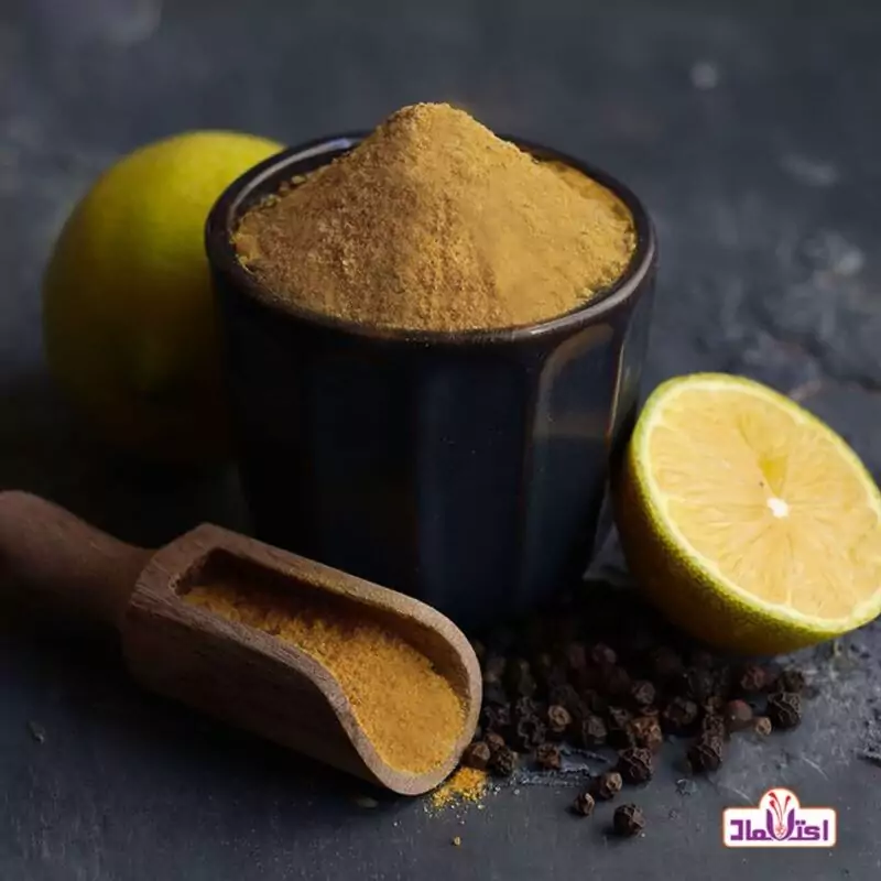 ادویه لیمو فلفلی یک کیلویی اعتماد  متفاوت و درجه یک ( لیموفلفلی )