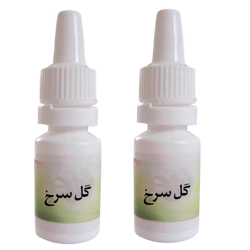 اسانس شمع مدل گل سرخ حجم 10 میلی لیتر بسته 2 عددی