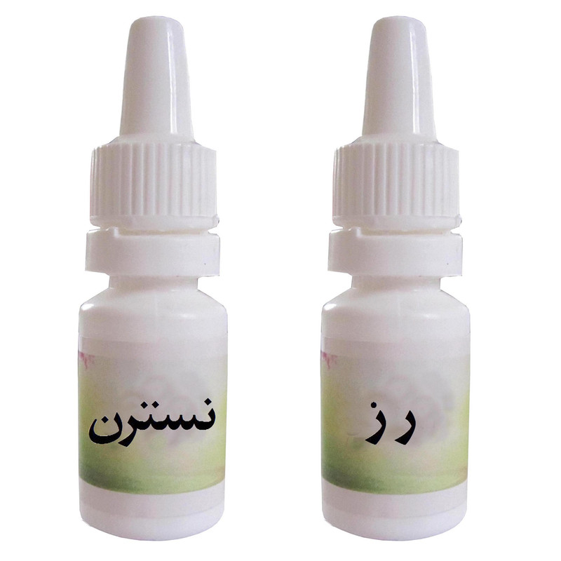 اسانس شمع مدل رز و نسترن حجم 10 میلی لیتر بسته 2 عددی