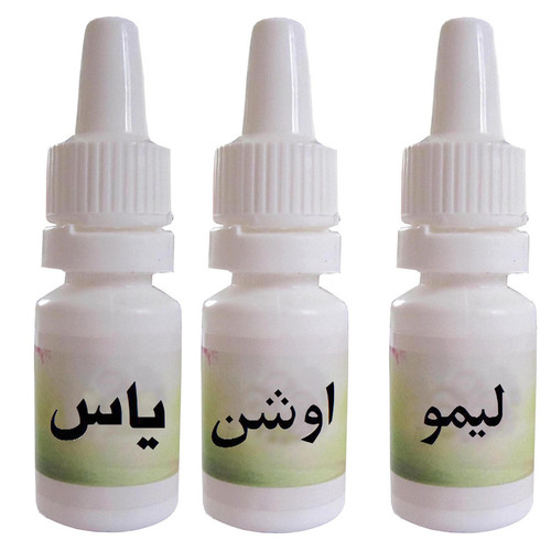 اسانس شمع مدل لیمو و یاس و اوشن حجم 10 میلی لیتر بسته 3 عددی