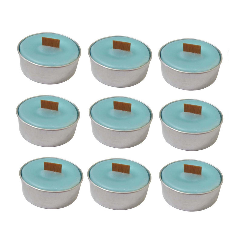 شمع وارمر مدل فیتیله چوبی معطر اقیانوس بسته 9 عددی