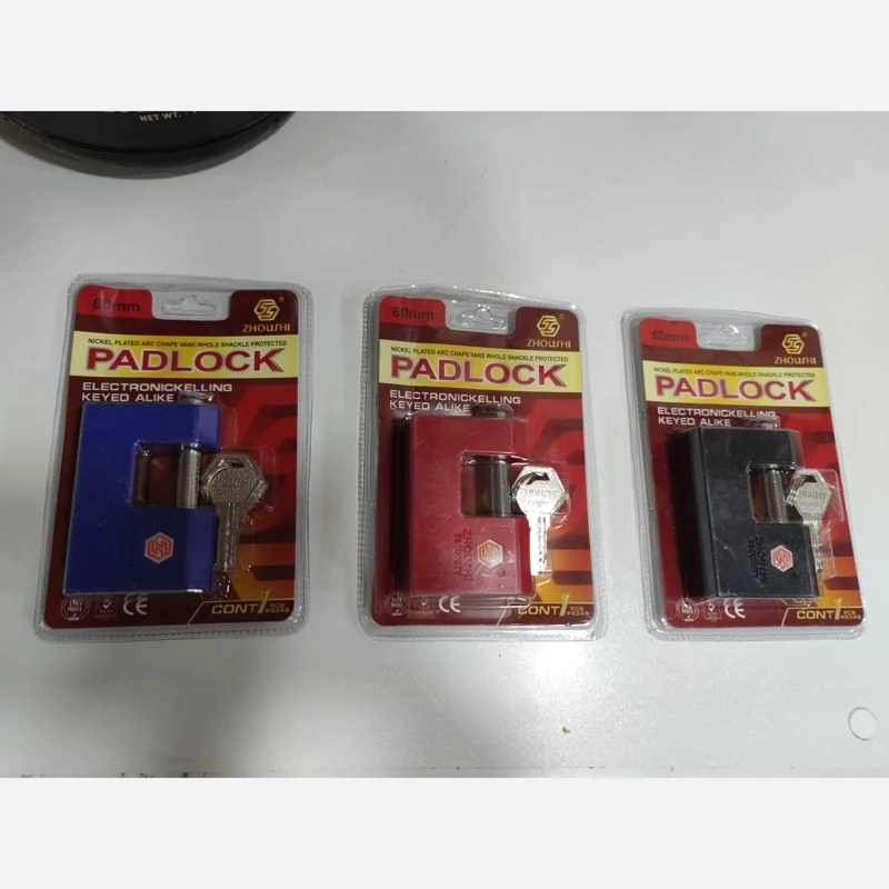 قفل کتابی زوشی سایز 80mm ساخت تایوان ZHOUSHI