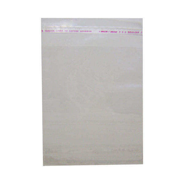 سلفون بسته بندی مدل لبه چسب دار 20x25 بسته 100 عددی