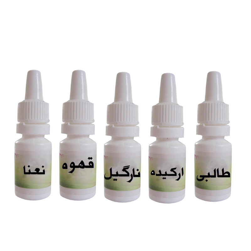 اسانس شمع کد 21 حجم 10 میلی لیتر مجموعه 5 عددی