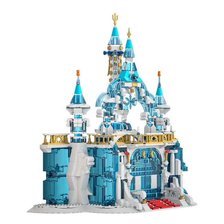 ساختنی مولد کینگ مدل قلعه یخی فروزن Frozen