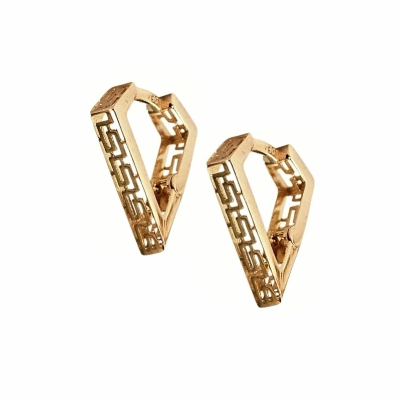 گوشواره طلا 18عیار امگا ورساچه ورونا