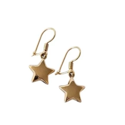 گوشواره طلا 18عیار ستاره دامله