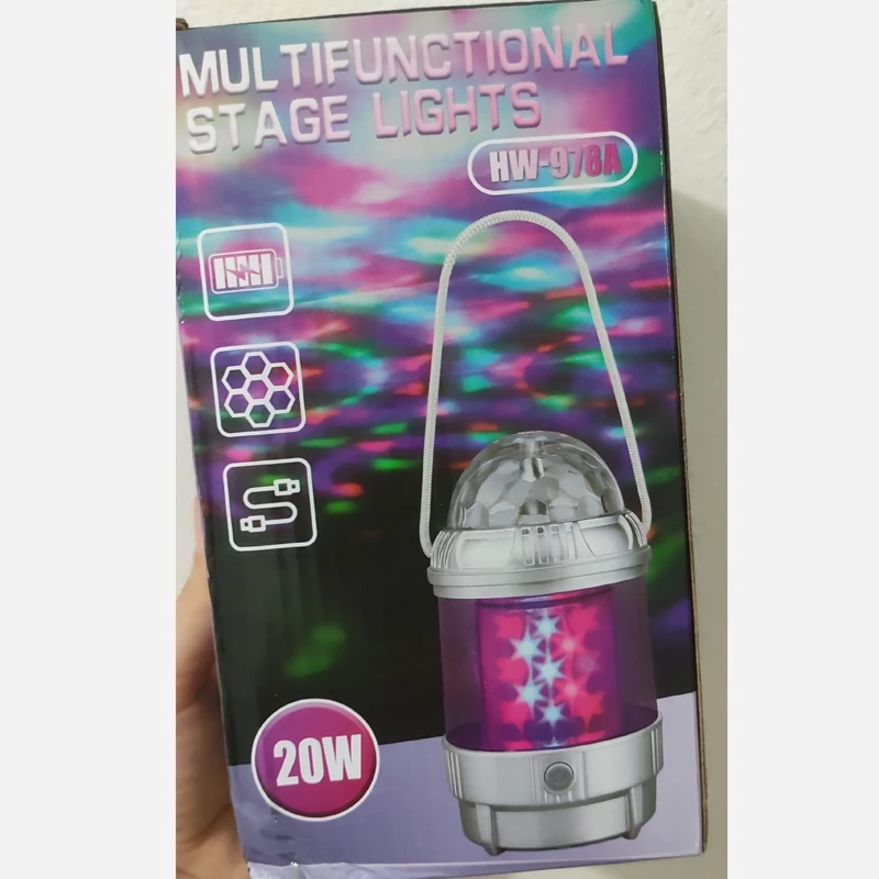 چراغ فانوسی شارژی رقص نور دار