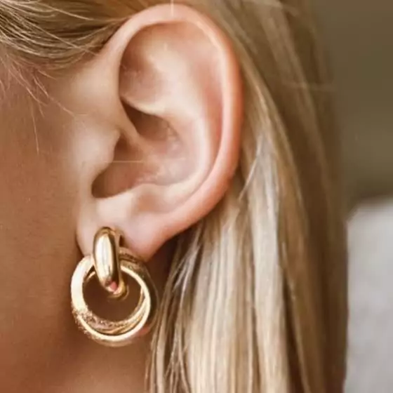 گوشواره حلقه ای  شیک
