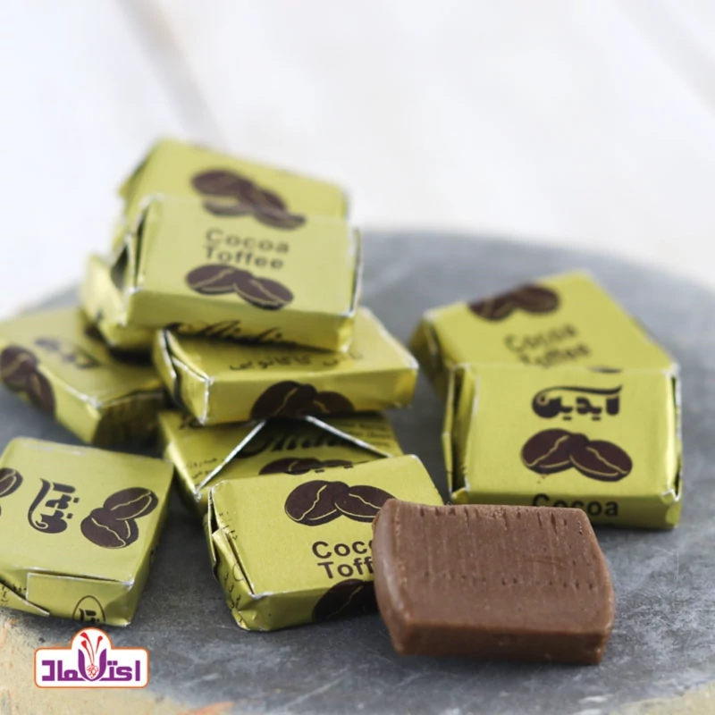 تافی چهارگوش کاکائویی 250 گرمی آیدین