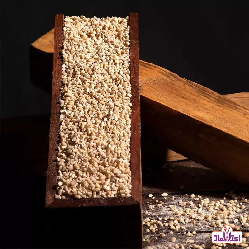 بلغور گندم 500 گرمی اعتماد تازه و تمیز (بلغورگندم )
