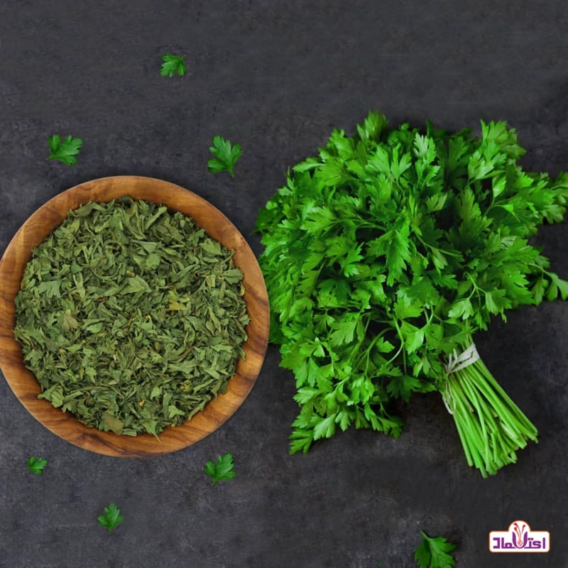 سبزی جعفری خشک اعلا 250 گرمی اعتماد امسالی و تازه(جعفری)