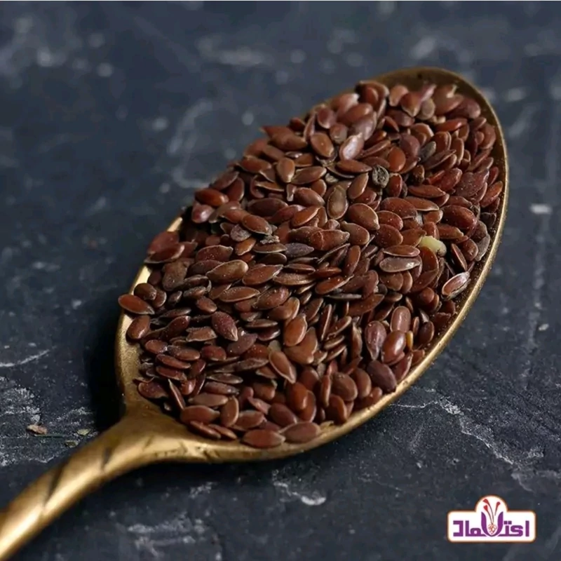 تخم کتان قرمز اعلا 500 گرمی اعتماد تمیز و سورت لیزری