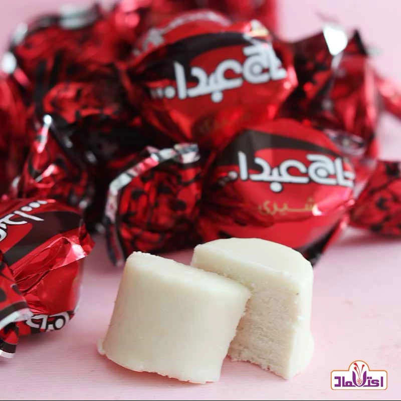شکلات پشمک شیری 250 گرمی حاج عبدالله