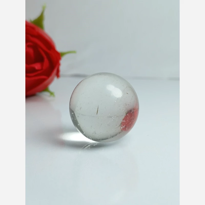 گوی سنگ کوارتز طبیعی شفاف