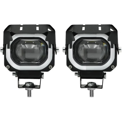 پروژکتور آفرودی موتور سیکلت و خودرو مدل E21-5MODE بسته 2 عددی