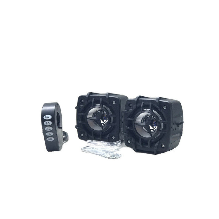 سیستم صوتی پخش کننده موتور سیکلت مدل MP3 SOUND N01 مجموعه 2 عددی