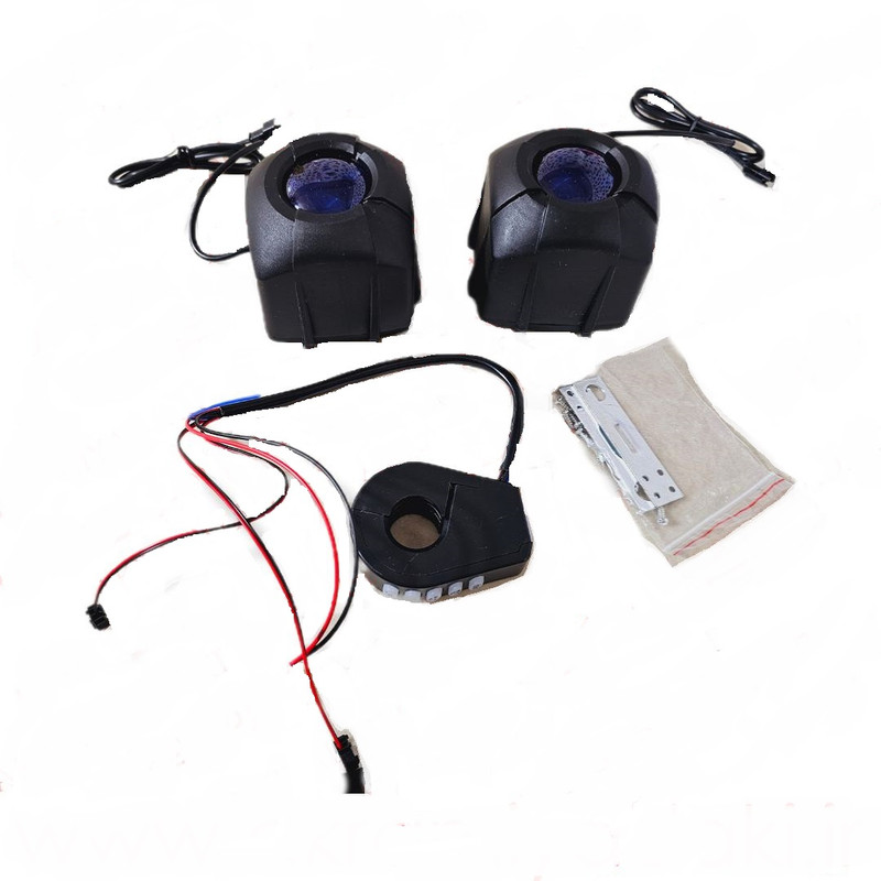 سیستم صوتی پخش کننده موتور سیکلت مدل MP3 SOUND N01 مجموعه 2 عددی