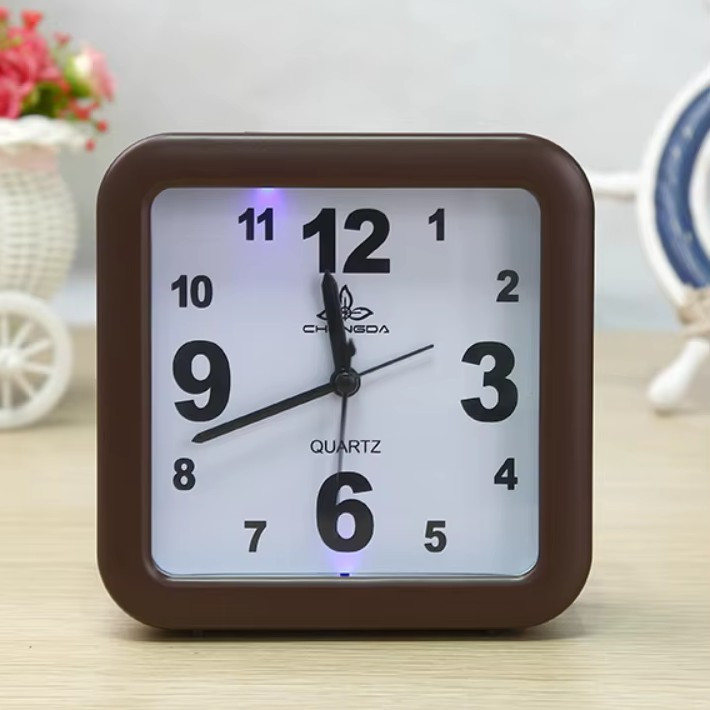 ساعت رومیزی چنگدا مدل آرام گرد کد E21