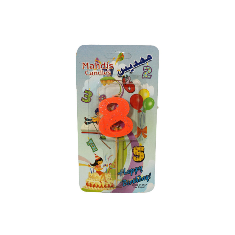 شمع طرح عدد 8