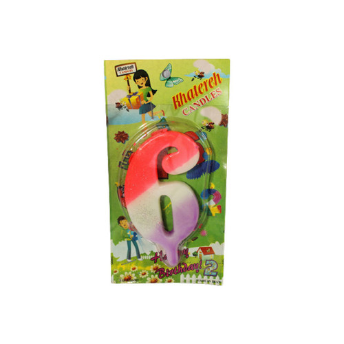 شمع طرح عدد 6