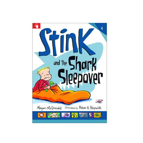 کتاب Stink and the Shark Sleepover اثر Megan McDonald and Peter H. Reynolds انتشارات معیار علم