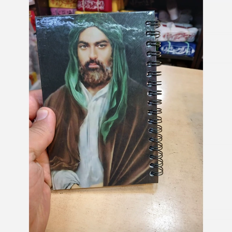 دفترچه یادداشت شمایل با طرح حضرت علی علیه السلام کد2